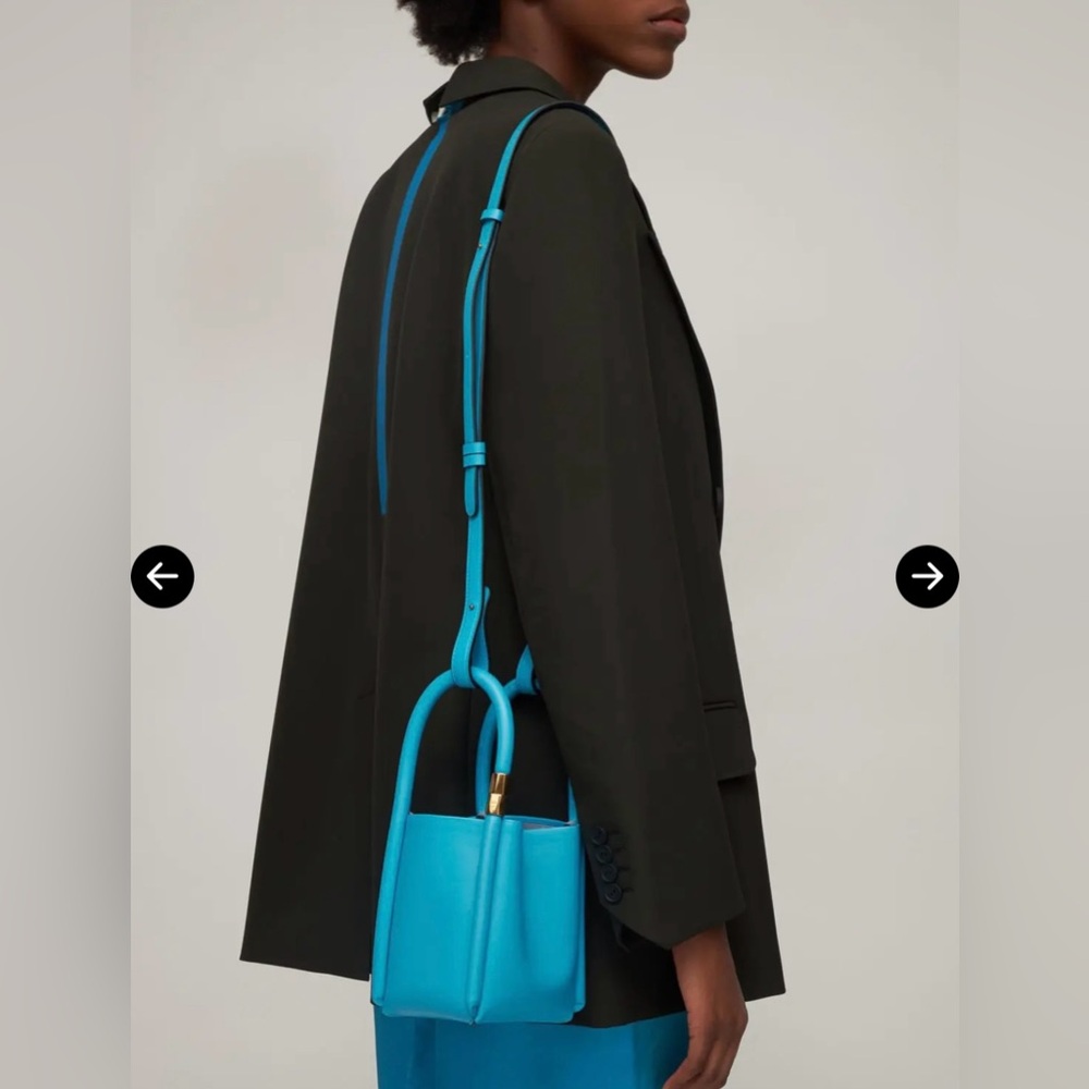 BOYY LOTUS 12 LEATHER TOP HANDLE BAG